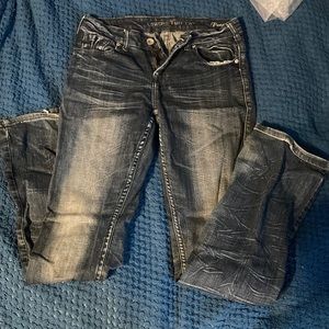 Cowgirl tough jeans, barley used! W:27  L:35